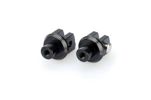 PUIG Footpeg Adapter Rider Black Part 6456N for Enhanced Comfort and Customization