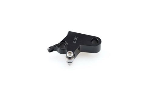 PUIG Part Number 6115N Lever Adapter Clutch in Black - CNC Machined Aluminum with Adjustable Reach