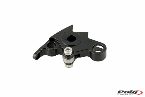 PUIG Part Number 5449N Lever Adapter Clutch in Black – CNC Machined Aluminum with Adjustable Position