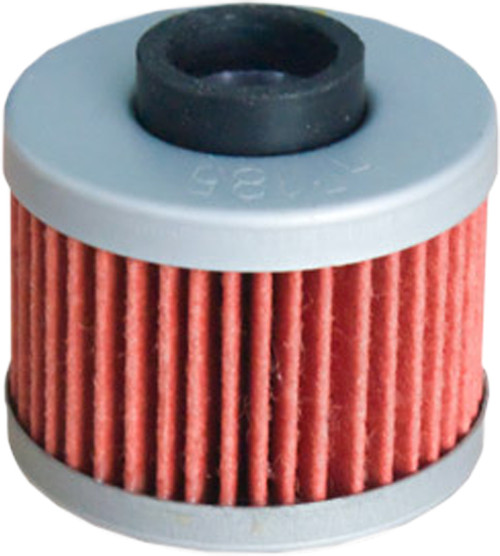 HIFLOFILTRO HF185 Oil Filter for Motorcycles - OEM Replacement with 5/8" Nut and Chrome Options