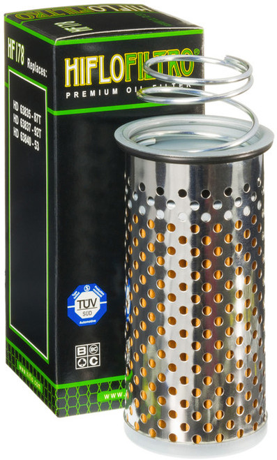 HIFLOFILTRO HF178 Oil Filter for Motorcycle Engines - OEM Replacement with Race-Ready Features