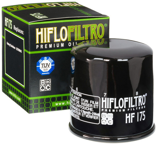HIFLOFILTRO HF175 Oil Filter for Motorcycles - OEM Replacement with Race Options