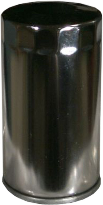 HIFLOFILTRO HF173C Oil Filter with Chrome Finish for Motorcycle OEM Replacement