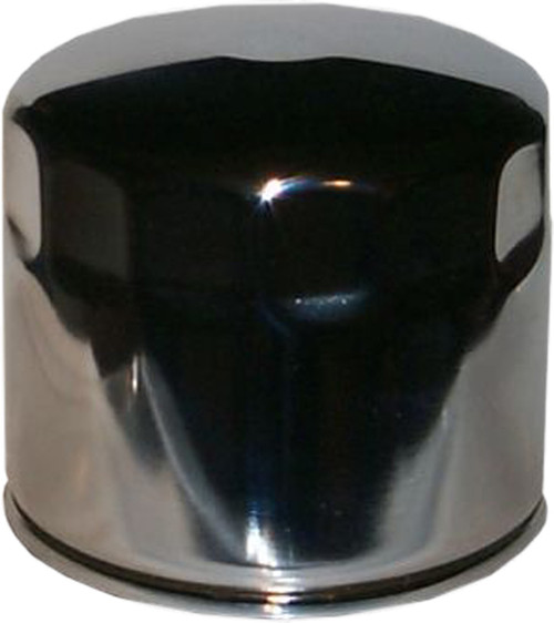 HIFLOFILTRO HF172C Chrome Oil Filter for Motorcycles