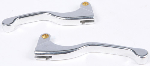 Fire Power Alloy Lever Set Silver for Yamaha, Suzuki, Kawasaki, and Honda - Part 020-0333