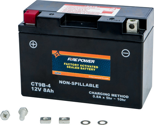 FIRE POWER CTZ8V Sealed Lead-Acid Battery for Automotive and Backup Power