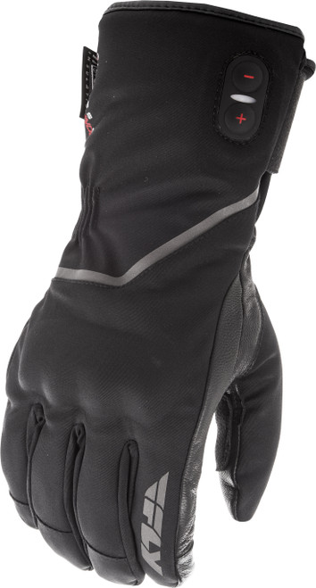 Fly Racing Ignitor Pro Heated Gloves Black XS – Waterproof, Insulated, Touch Screen Compatible