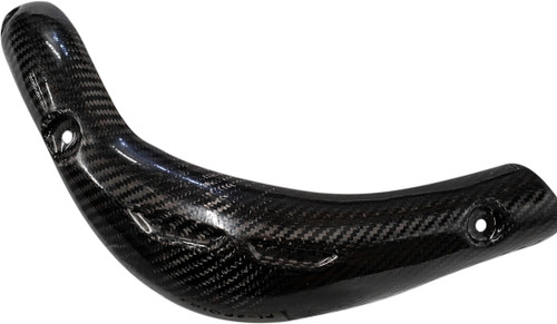 P3 Carbon Fiber 4-Stroke Head Pipe Guard and Heat Shield - Part Number 201095-19