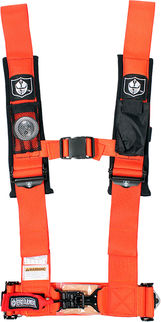 PRO ARMOR A115230OR 5-Point Harness with 3-Inch Shoulder Pads in Orange