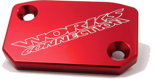 WORKS Brembo Clutch Cover with Reservoir Cap - Red