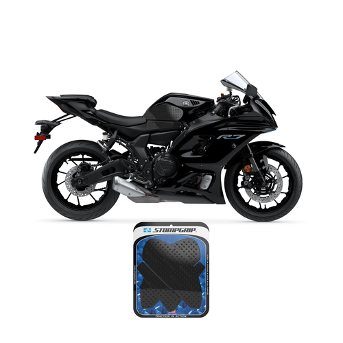 STOMPGRIP Tank Pad Kit Volcano Black for Yamaha - Part 55-10-0182B