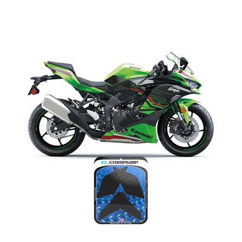 STOMPGRIP Tank Pad Kit Volcano Black for Kawasaki - Part 55-10-0204B