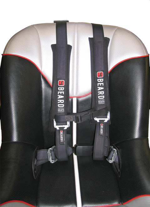 BEARD Safety Harness 2x2 with Padded Latch & Link Buckle – SFI Approved Racing Harness
