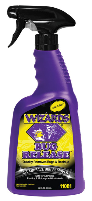 WIZARDS Bug Release 22oz - Efficient Motorcycle Bug and Residue Remover