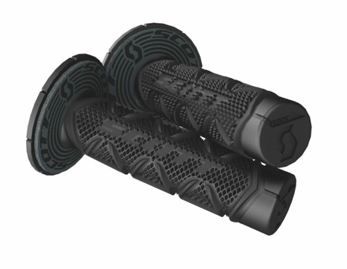 SCOTT Diamond Grip Black/Black - Part Number 219626-0001 for Enhanced Bike Control and Comfort
