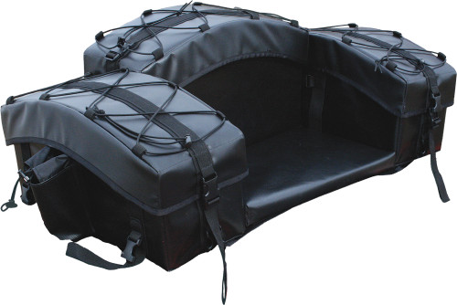 ATV TEK ASPBBLK Arch Padded Bag Black - Durable Waterproof ATV Storage with Removable Seat and Expandable Drink Holders