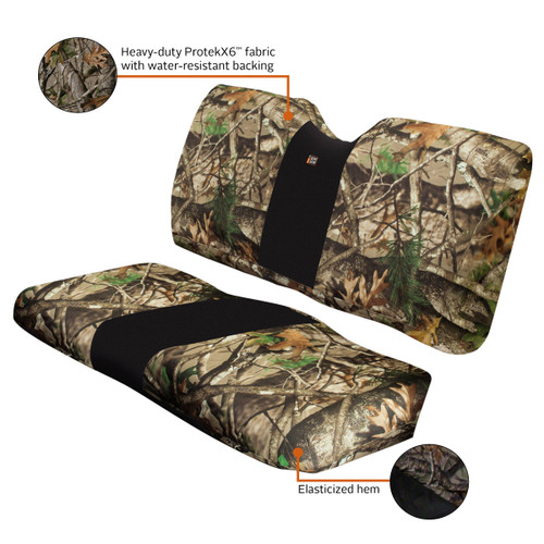 Classic Acc. Bench UTV Seat Cover Pol Camo - Water-Resistant Heavy-Duty Seat Cover with Elasticized Hem and Foam Panels