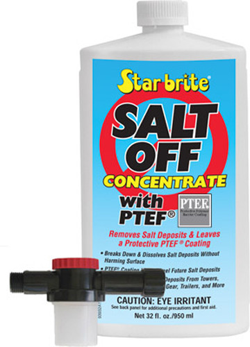 Star Brite Salt Off Concentrate with Mixer 3 - 2 oz | Marine Salt Remover & Motor Flush
