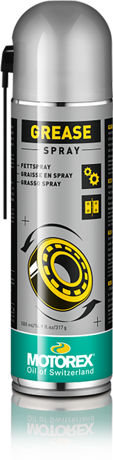 Motorex Grease Spray 500ml Part #302297 – Water-Resistant Viscous Lubricant