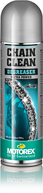 Motorex Chain Clean Degreaser 16.5 oz (500ml) - Effective Motorcycle Chain Cleaner