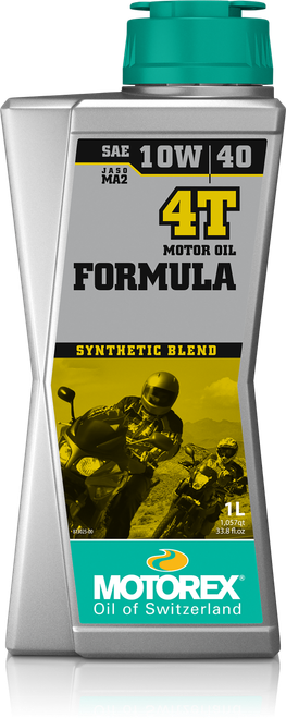 Motorex Formula Oil 10W-40 4T Motorcycle Engine Oil, 1 Liter Bottle