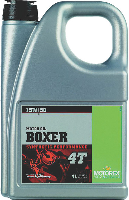 Motorex Boxer 15W50 Synthetic 4-Stroke Engine Oil - 4L by MOTOREX Part 300273