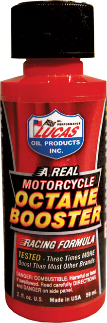 LUCAS Octane Booster 2 oz - Enhances Fuel Performance for 4-Stroke Engines