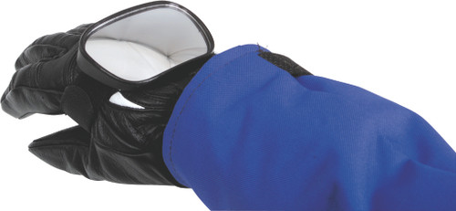 CIPA Hand Mirror Model 11125 with Impact-Resistant Lens and Velcro Strap