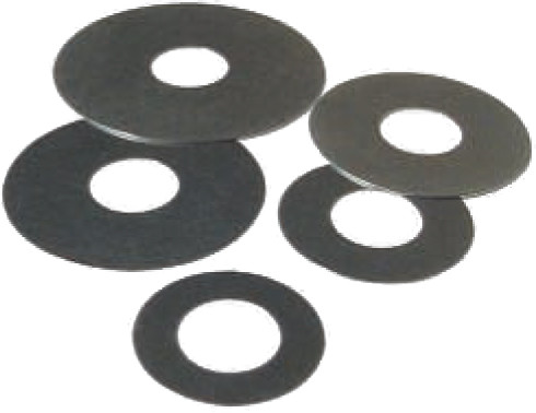 FOX 803-29-080 10-Pack Valve Disc - 1.100 inch OD, 0.504 inch ID, 0.010 inch Thickness