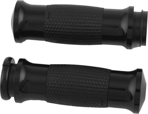 Avon Air Gel Grips with Cable Throttle - Black (Part No. GEL-70-ANO)