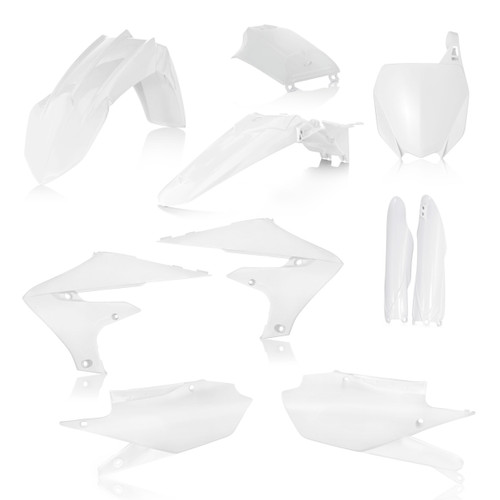 ACERBIS Full Plastic Kit for Motorcycle - White (Part #2736350002)