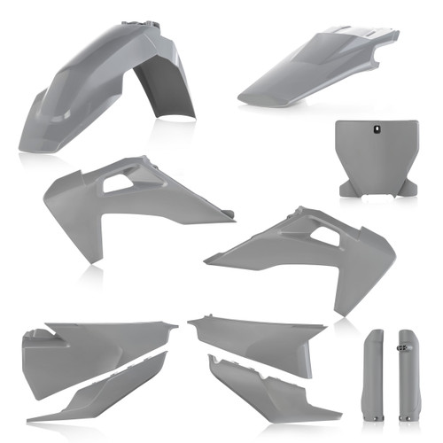 Acerbis 27265-50011 Full Plastic Kit for Motorcycle - Grey
