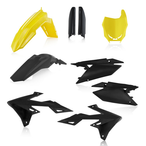 ACERBIS Full Plastic Kit for Suzuki in Yellow and Black - Part 2686551017