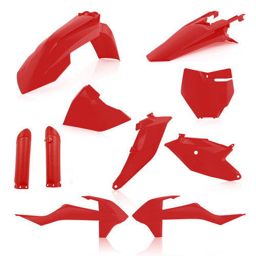 ACERBIS Full Plastic Kit for Gas/KTM in Red, Part #2686020004