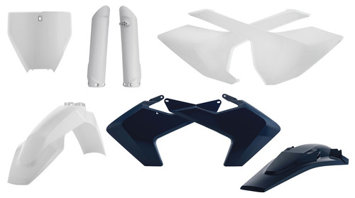 ACERBIS Full Plastic Kit Original - Part Number 2462605135 for Motorcycle Restoration and Customization
