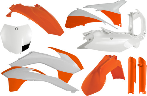 ACERBIS Full Plastic Kit Orange - Part 2314334618 for Off-Road Motorcycles