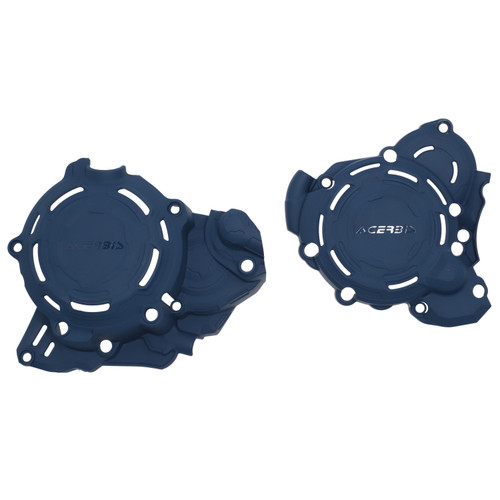 ACERBIS X Power Kit Blue for Stock Clutch Covers — Impact and Heat Resistant Plastic