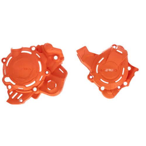 ACERBIS X Power Kit Orange for KTM – Full Coverage Impact and Heat Resistant Clutch and Ignition Cover Protection