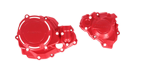 ACERBIS X Power Kit Hon Red - Full Coverage Clutch and Ignition Cover Protector