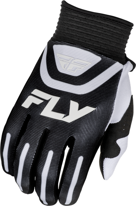 Fly Racing F 16 Gloves Black/White - All-Around Performance Riding Gloves