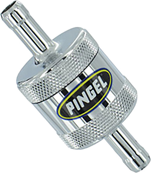 PINGEL ENT SS1C Fuel Filter Super Short Chrome 5/16" In/Out