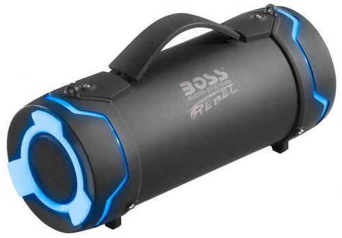 BOSS AUDIO TUBE Bluetooth Portable Speaker with IPX5 Water Resistance and FM Tuner