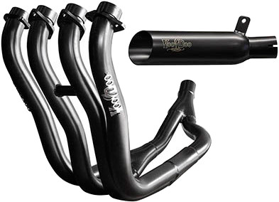 VooDoo Industries Suz Black GSX R 1000 Exhaust System - Part VEFSGSXR1K5B