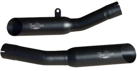 VooDoo Industries Slip-On Kawasaki Black Dual Zx14 Exhaust System – Part VEZX14L2B