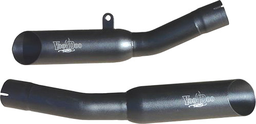VooDoo Industries Slip-On Kawasaki ZX14 Black Dual Exhaust System (Part Number VEZX14K8B)
