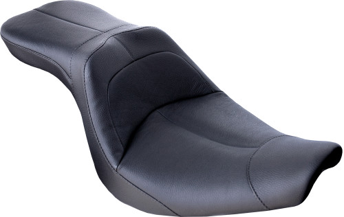Danny Gray LowIST 2-Up Leather Seat for Harley FXST '06-'10 and FLSTF/B '07-'17 – Part FA-DGE-0292