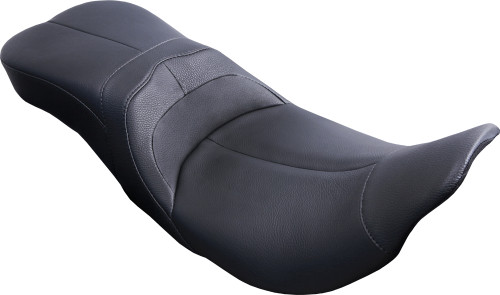 Danny Gray LowIST 2-Up Leather Seat for Harley FLH/FLT 2008 and Up (Part Number FA-DGE-0290)