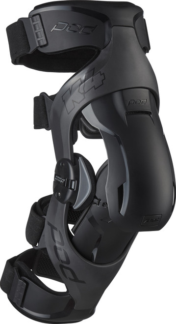 POD K4 V2.0 Knee Brace (Pr) Graphite/Black XL/2X – Impact-Modified Frame & Multi-Sport Protection