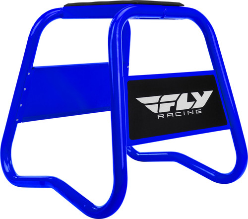 Fly Racing Podium Stand Blue - Heavy-Duty Motorcycle Maintenance & Support Stand