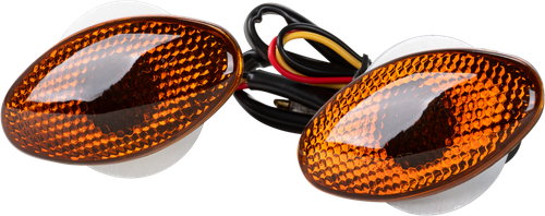 FIRE POWER Cat Eye Side Marker Light Set Smoke - Part Number 010827721